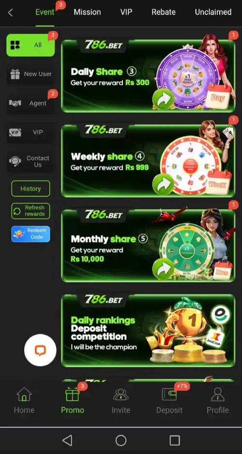 786.Bet Game 2026 – Android APK, Games, Rewards & Login 3
