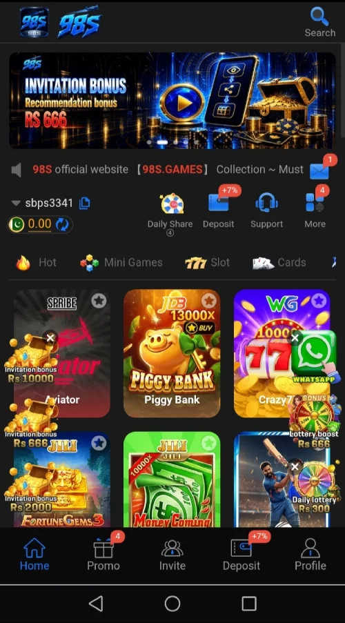 98S Game APK Download Pakistan – Features, Login & Guide 1