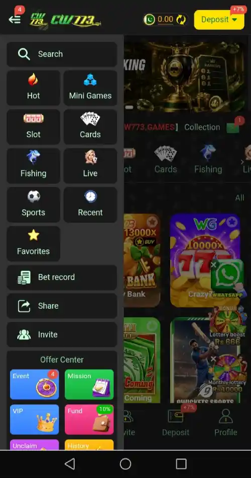 CW773 Game APK – NEW TOP Earning Game In Pakistan 2