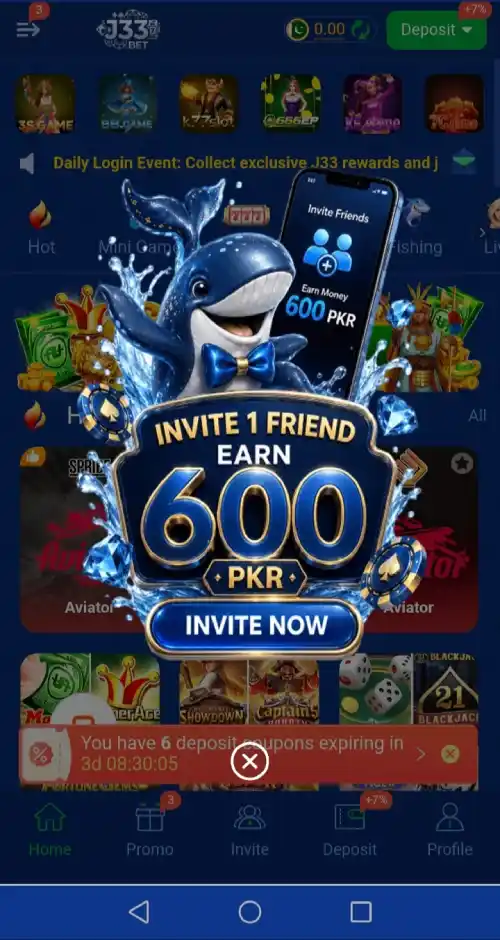 J33 BET Game APK Download – Real CASINO APP In 2026 1