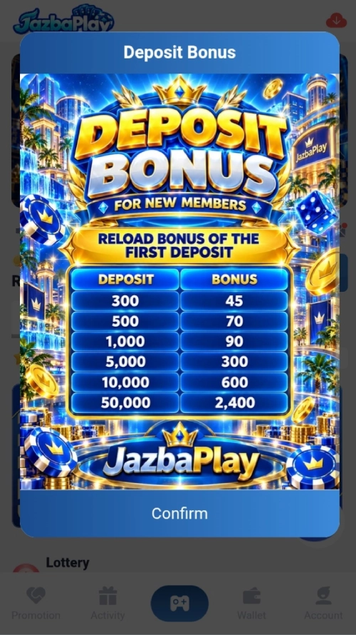 JazbaPlay Game APK Online Games, Bonuses & Reward Events 2