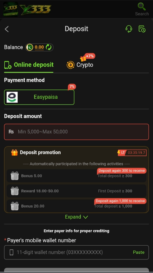 Y333 Game APK: Android Casino App Guide for Pakistani Users 3