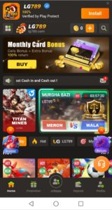 LG789 Game APK Explore Modern Gaming & Reward Features 1