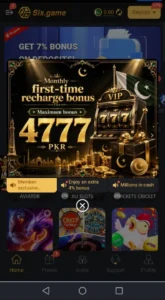 Six Game APK Download – Real Earning In Pakistan APP 2026 1